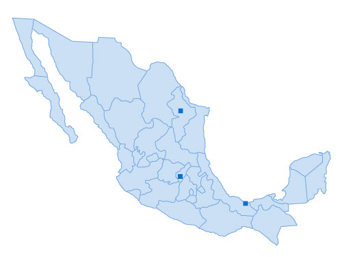 Nuestras bases se encuentran en Querétaro, Monterrey y Coatzacoalcos para brindar servicio de hydroblast a todo México