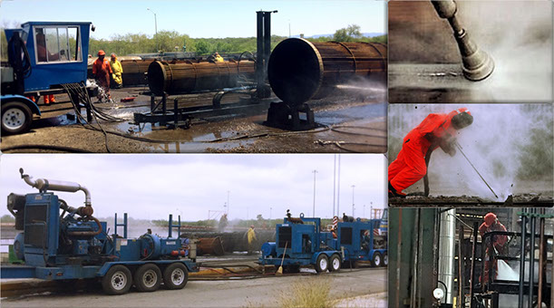 Fotos de limpieza industrial: intercambiadores de calor, limpieza de calderas y tuberías